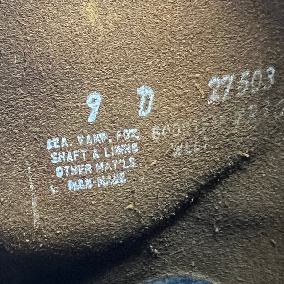 Durango Comfort Core Mens Western Leather Boots Slip Resistant Size 9D - Picture 9 of 11